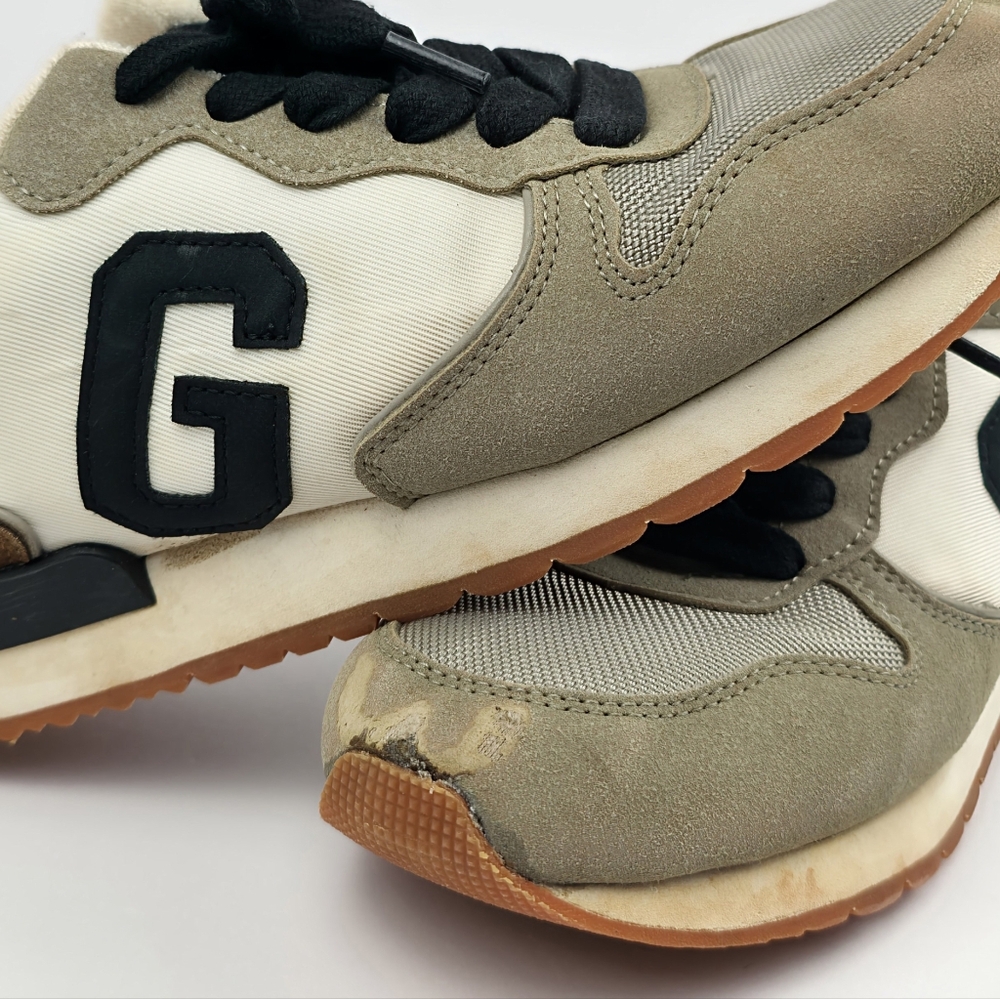 Brand Men's Casual Sneakers - Black, White, and Brown - Picture 2 of 8